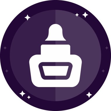 vector illustration of a bottle of perfume icon