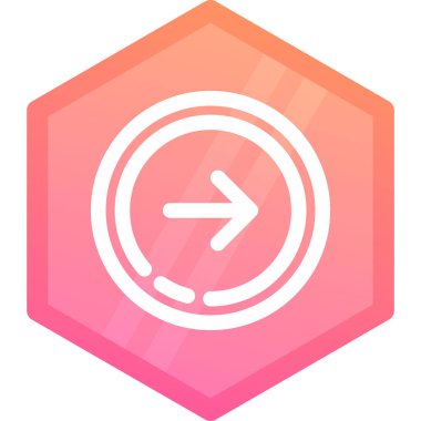 vektör ok simgesi, vektör illüstrasyonu