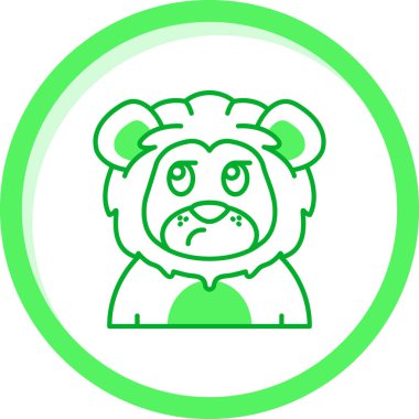 kızgın emoji kutsal kişilerin resmi, vektör çizim