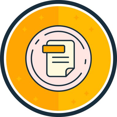 Kitap. Web simgesi basit illüstrasyon