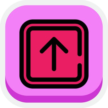 Bir web simgesinin vektör illüstrasyonu