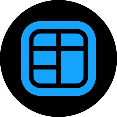 Bir b eksikliği simgesinin vektör çizimi