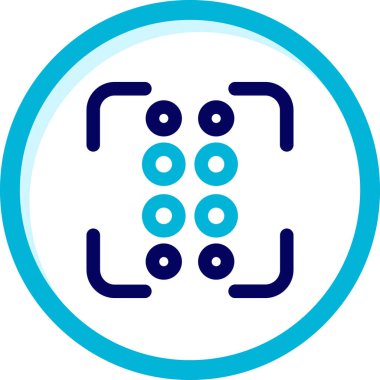 Modern b 'nin vektör illüstrasyonu eksik simgesi