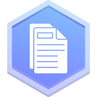 belge simgesi vektör illüstrasyonu