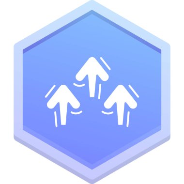 yön ikonu vektör illüstrasyonu