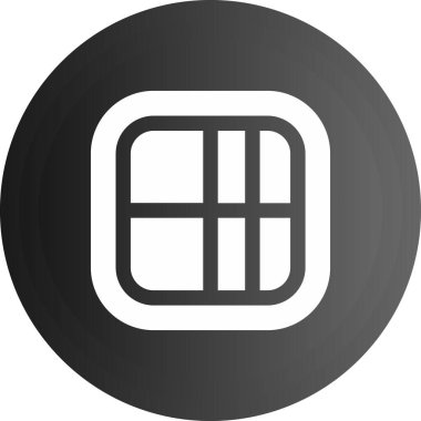 Kredi kartı ikonu. Basit resimleme