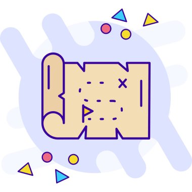 Beyaz arka planda izole edilmiş Amerikan bayrağı simgesi. Amerika bayrağı. Amerika Birleşik Devletleri. vektör