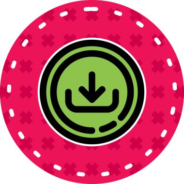 poker. Web simgesi basit illüstrasyon