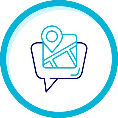 harita konum simgesi, vektör illüstrasyon tasarımı