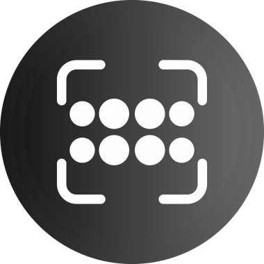 Kişisel bilgisayar klavye simgesinin gösterimi