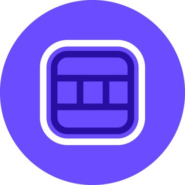 Cüzdan. Web simgesi basit illüstrasyon