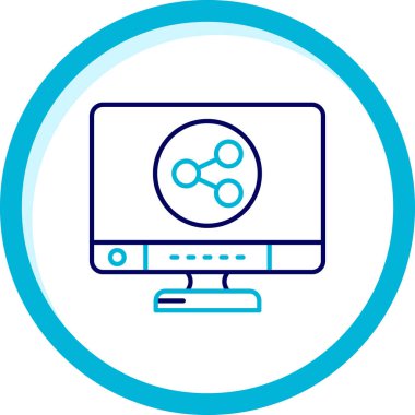 bilgisayar simgesi vektör illüstrasyonu