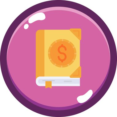 Dolar sikke vektör simgesi