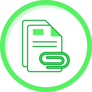 belge simgesi soyut olarak izole edildi