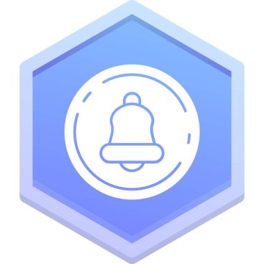 Zil. Web simgesi basit illüstrasyon