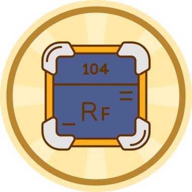 Tek izole devre simgesinin vektör illüstrasyonu