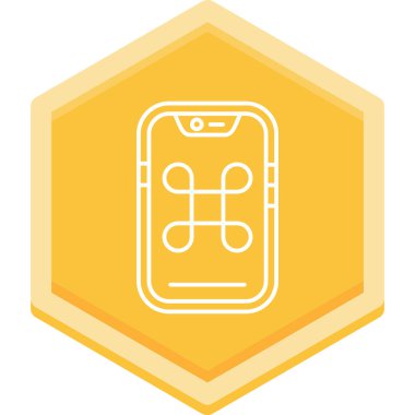 akıllı telefon simgesi vektör illüstrasyonu