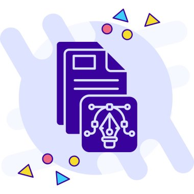 doküman dosya dizini simgesi - taslak biçimi