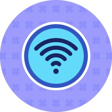 Modern vektör izole internet wifi simgesi