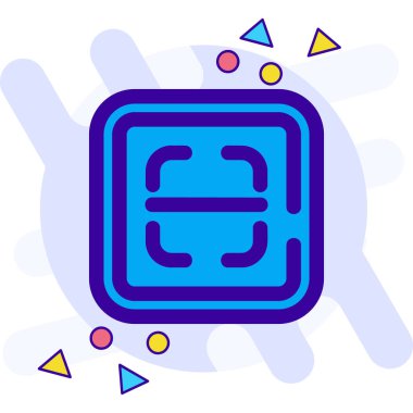 Modern b 'nin vektör illüstrasyonu eksik simgesi