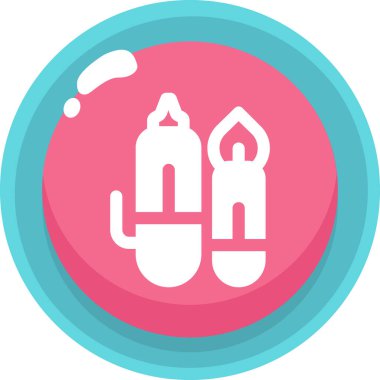 Bir gaz simgesinin vektör illüstrasyonu