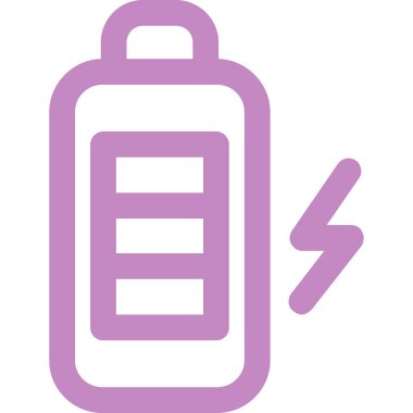 Pil. Web simgesi basit illüstrasyon