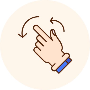 Sağ el gösterimi simgesi