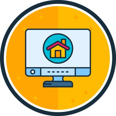 Gayrimenkul. Web simgesi