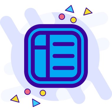 Takvim simgesi vektör illüstrasyonu