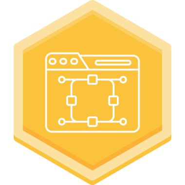 İşlemci. Web simgesi basit illüstrasyon