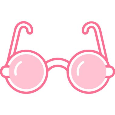 Aksesuar simge vektör illüstrasyon tasarımlı gözlük