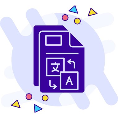 Dosya simgesi, vektör illüstrasyon tasarımı