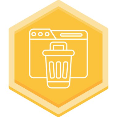 Modern b 'nin vektör illüstrasyonu eksik simgesi