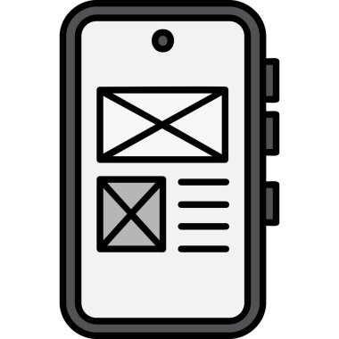 mobil uygulama simgesi, basit tasarım