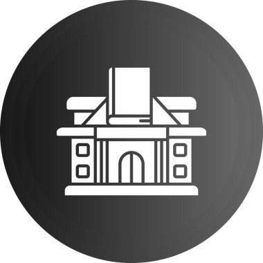 bina simgesi, vektör illüstrasyonu