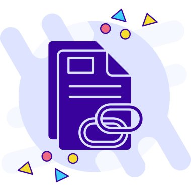 Modern bir simgenin vektör illüstrasyonu