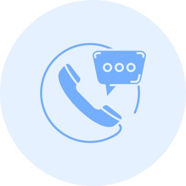 Telefonunuz var. Web simgesi basit illüstrasyon