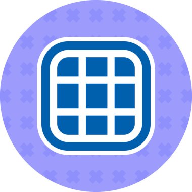 Bir ızgaranın vektör illüstrasyonu