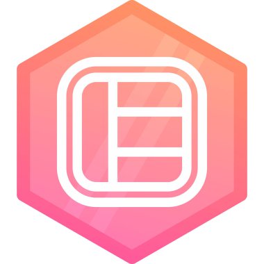 Bir b simgesinin vektör illüstrasyonu