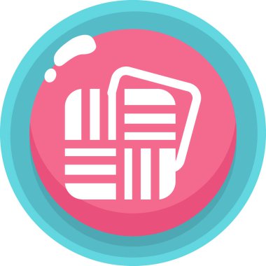 Bir simgenin vektör illüstrasyonu