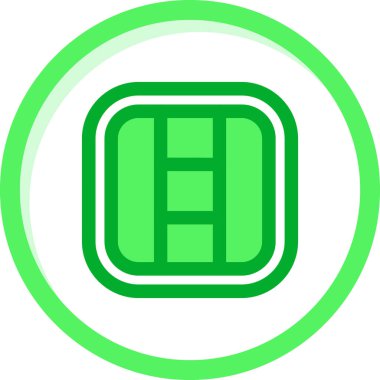 Pil. Web simgesi basit illüstrasyon