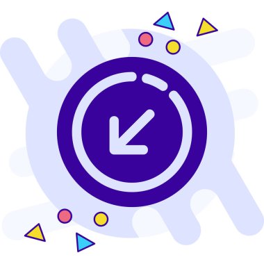 ok yönü simgesi doldurulmuş özet biçimi