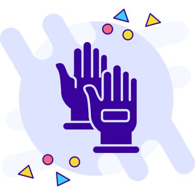 Beyaz arka planda izole edilmiş bir kalp simgesini tutan çizgili el. El işareti ve birleşme işareti. Aşk işareti. Renkli taslak konsepti. vektör