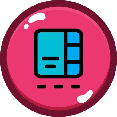 Kredi kartı simgesi, vektör illüstrasyonu