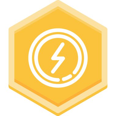 Güç. Web simgesi basit illüstrasyon