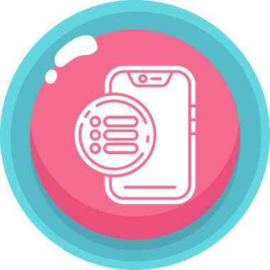 - Telefon. Web simgesi basit illüstrasyon