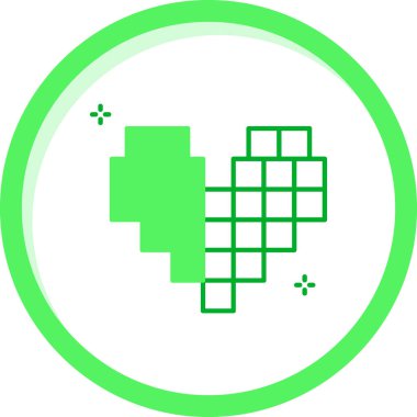 Noktalı ok sol vektör simgesi