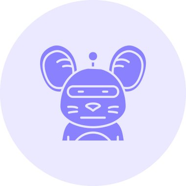 Hayvan. Web simgesi vektör illüstrasyonu