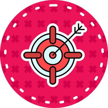 Çizgi film simgesinin vektör çizimi