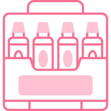 güzellik kozmetik simgesi, vektör illüstrasyonu